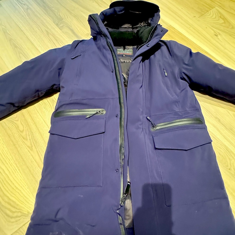 Triple Fat Goose - Downing Parka in Navy color (mint condition!)